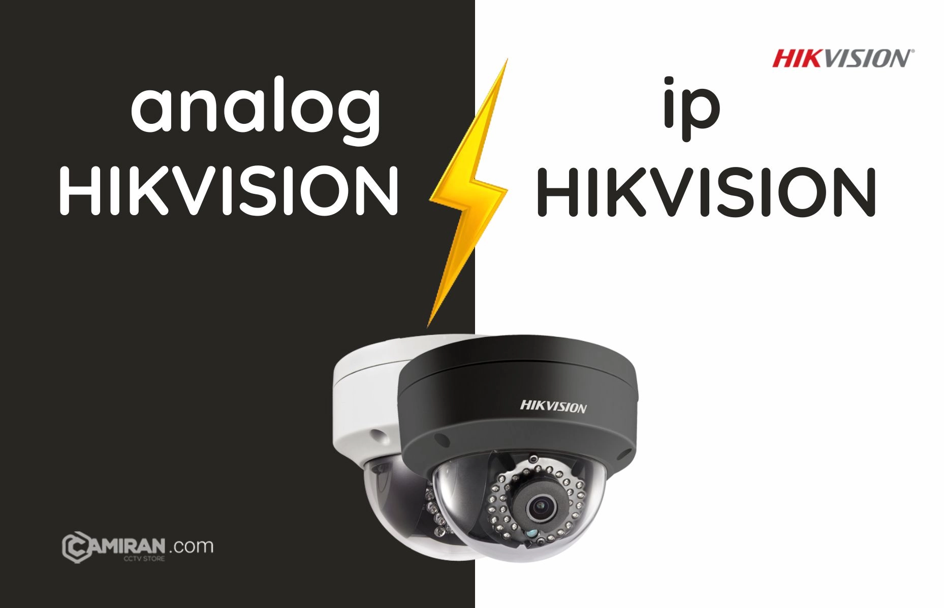 تفاوت دوربین‌ IP و آنالوگ هایک‌ویژن، کدام بهتر است؟